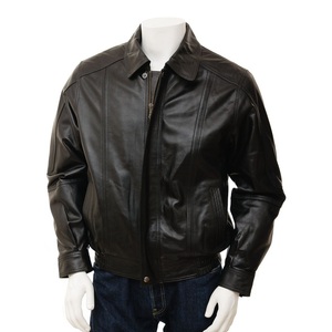 Chaqueta de cuero para hombre, nuevo diseño, hecho a medida - Product Image 1