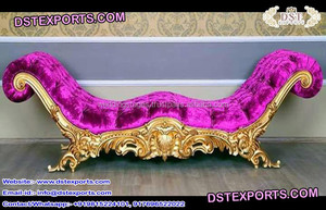 ชุดโซฟาเวทีแต่งงานสไตล์อาหรับโซฟางานอีเวนต์มุสลิมทำจากไม้ผ่านกระบวนการออกแบบให้มีน้ำหนักเบา - Product Image 4