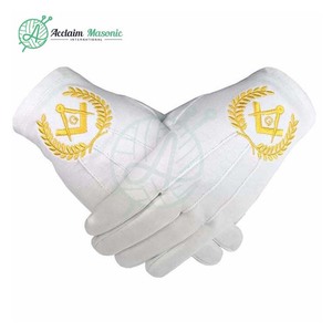 Nouveau Design Franc-Maçon Blanc Maçonnique 100% Coton - Product Image 6