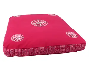 Фирменная торговая марка лучшая Йога Медитация Zabuton коврик подушка по оптовой цене из Индии
