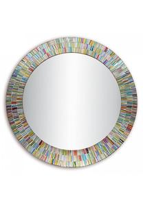 Decorative Glass Mosaic Wood Framed <b>Round</b> Decorative Wall Mounted <b>Mirror</b> for home Hotel decoration - Product Image 2