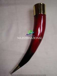 Corne à boire de buffle polie écologique personnalisée Corne à boire de vache nautique de style animal sculpté - Product Image 4