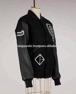 Tf — vestes en laine avec manches en cuir, vente en gros, 100%, bonnine - Product Image 3