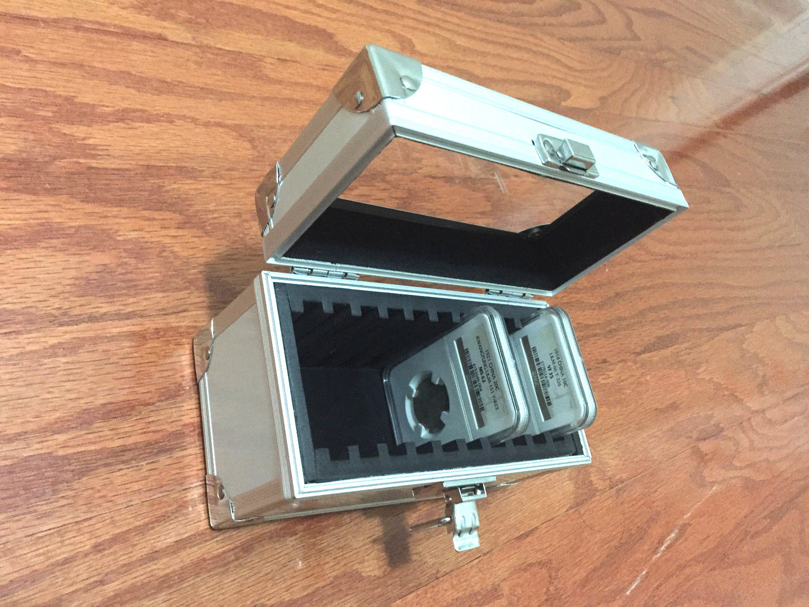 10個入り PCGS/NGC コインスラブホルダー ディスプレイボックスケース