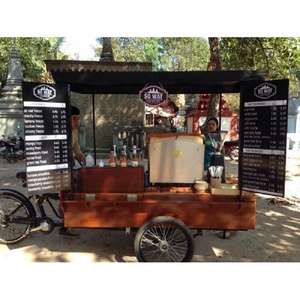 Chariot de nourriture <span class=keywords><strong>mobile</strong></span> moderne, chariots de vente de milkshakes - Product Image 2