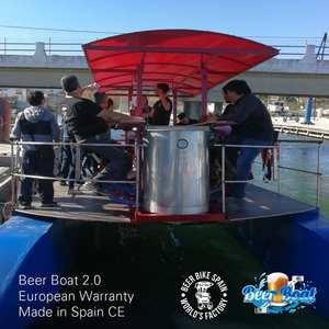 CYCLE PEDAL BEER BOAT PUB PARTY / BEER BIKE SPAIN / <b>WATER</b> <b>FUN</b> - Product Image 4