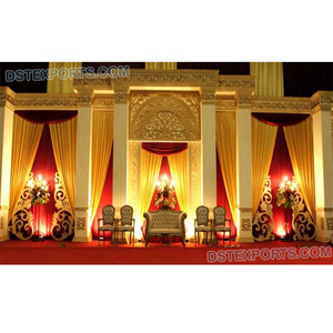 Pilar romano victoriano de boda, montaje de escenario, pilares romanos blancos, conjunto de escenario de boda victoriano e inglés - Product Image 1
