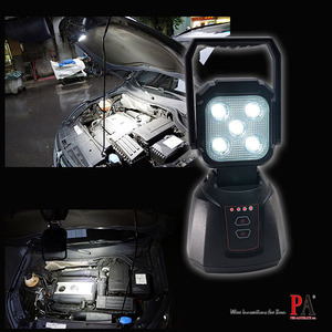 2000-Lumen PA làm việc ánh sáng chỉ số sức mạnh 12/24V dẫn lũ từ A/C D/C Bộ sạc 4 chức năng pin tự động chiếu sáng bên ngoài - Product Image 3