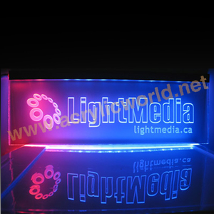 Pantalla led para publicidad al aire libre, exquisita base de señal de acrílico transparente - Product Image 2