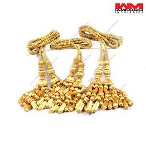 Borlas con Bolitas Doradas - Product Image 2