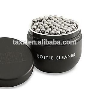 Bolas de limpeza de vinho e vidro, aço inoxidável, decantador, bolas de limpeza