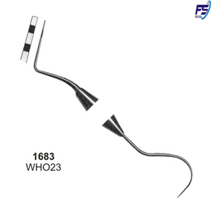 Double Extrémité Tactile Ton Poche Parodontale Sonde UNC 15-23 - Product Image 2