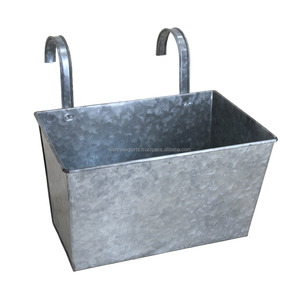 Galvanized Iron <b>Wall</b> Mount Flower Pots & <b>Planters</b> for Home <b>Garden</b> Decoration - Product Image 1