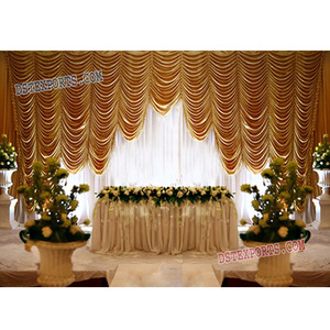 Telón de Fondo para Recepción de Boda, Color Personalizado, Moderno y Duradero, Cortinas para Boda - Product Image 1