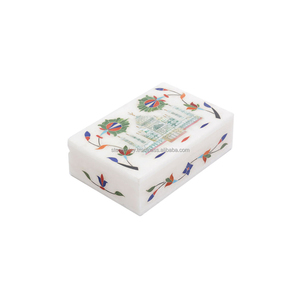 Marble Wedding Gift Inlay Art <b>Box</b> - Product Image 1