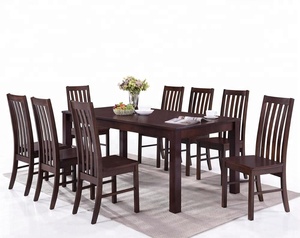 Juego de Comedor de Madera con 8 Asientos - Product Image 1