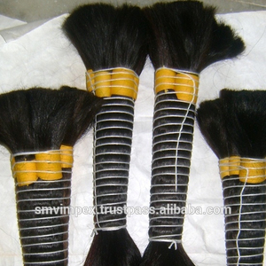 Cheveux indiens naturels en vrac, chevelure naturelle, couleur naturelle, 20 pouces, 1 pièce, simple donateur chimique, meilleure vente - Product Image 2