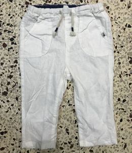 กางเกงผ้าฝ้ายผ้าป่านมีสไตล์สำหรับเด็กผู้ชายเสื้อผ้าเด็กใส่ในฤดูร้อน3สี - Product Image 1