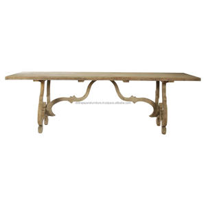 Juego de comedor de madera maciza Vintage francés, muebles para el hogar de alta calidad con silla - Product Image 2