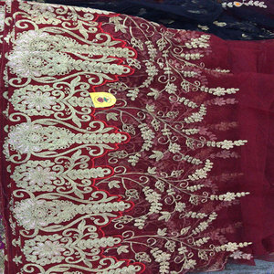 Tela de Encaje de Poliéster Bordada - Product Image 4