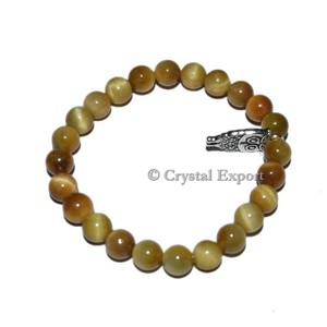 Pulseras de tigre de limón de piedras preciosas al mejor precio con estilo de mascota curativa hecha a mano de búho - Product Image 1