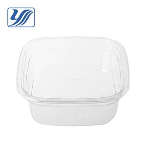 12oz Rectangular PET Plastic Deli Container para almacenamiento de alimentos - Product Image 1