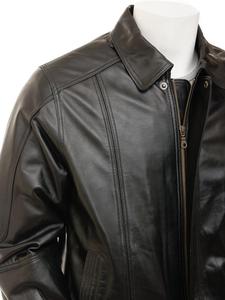 Chaqueta de cuero para hombre, nuevo diseño, hecho a medida - Product Image 4