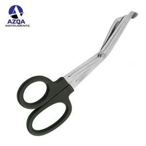 Tijeras Lister de Acero Inoxidable de 11 cm, Tijeras Médicas Desechables con Mango de Plástico para Primeros Auxilios y Uso Quirúrgico - Product Image 4