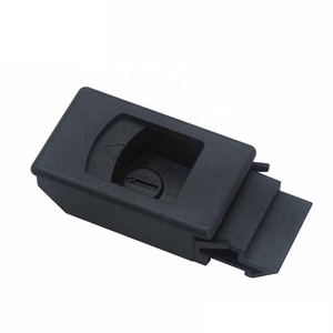 LM-725-L Electronic Enclosures Plastic Slide Push to Close Snap in Flush Locking Open Sliding Door Abs <b>Lock</b> Slam Latch - Product Image 3