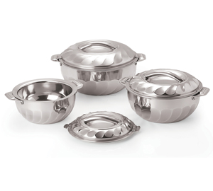 Utensilios de cocina de acero inoxidable de alta calidad, cazuela con tapa de acero inoxidable, calentador de alimentos aislado, almacenamiento, Óscar - Product Image 1