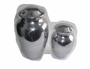 Urna per Cremazione in Alluminio Pressofuso Lucidato a Specchio, Urna per Animali Domestici in Metallo di Tutte le Dimensioni - Product Image 3
