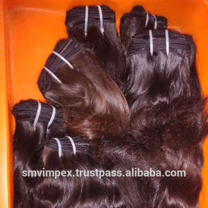 Sin compromiso Calidad del cabello. Temple Cabello humano tejido de la India, extensión de cabello crudo remy sin procesar de La India - Product Image 2