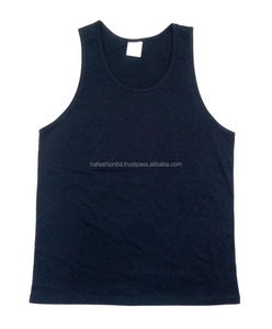 OEM personalizado de los hombres camiseta sin mangas de gimnasio de ajuste suelto Muscle Cut Stringer mujeres de talla grande de punto camisetas sin mangas al por mayor - Product Image 1
