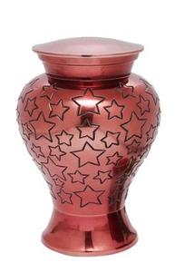 URNA DE CREMACIÓN AMERICANA para CENIZAS DISEÑADOR FUNERAL ADULTO PLATA GRABADA CENIZAS URNA DECORATIVA DE METAL - Product Image 2