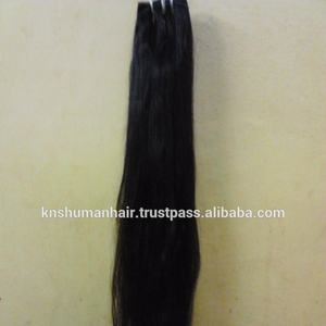 Extensiones de cabello humano Remy indio crudo recto con sensación de mano suave - Product Image 4