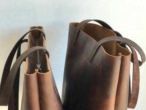 พร้อมจัดส่ง! กระเป๋าโท้ทหนังแท้สีน้ำตาลเข้มขนาดใหญ่สำหรับผู้หญิง หนังพรีเมียม ทนทาน หนังทำมือแบบดิสเทรส รุ่น AV-0017 - Product Image 2