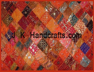 Nuevo tapiz colgante de pared de habitación de invitados de tela Sari Vintage - Product Image 1