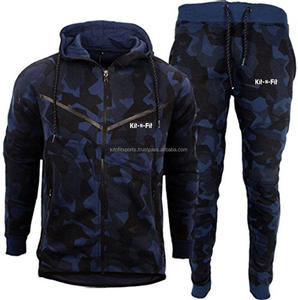 ชุดวอร์มผู้ชายมีซิปมีฮู้ดสำหรับใส่สบายผลิตตามสั่ง - Product Image 3