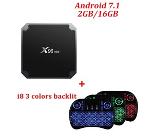 Bộ Giải Mã <span class=keywords><strong>TV</strong></span> Internet Amlogic S905W 4K <span class=keywords><strong>Android</strong></span> 2019 7.1 Hàng Bán Chạy Nhất <span class=keywords><strong>7.0</strong></span> Chuột Không Dây X96 Mini 1Gb 8Gb - Product Image 6