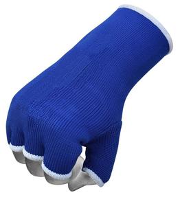Custom Logo Boxing & MMA Training Gloves <b>Elasticated</b> Padded <b>Bandages</b> with Under Mitts Hand Wraps Inner Gloves for Use Training - Product Image 1