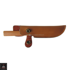 Pochette de couteau en nylon pour hommes en plein air gaine de transport horizontale durable support de lame fixe avec étui de couteau en cuir de soutien OEM - Product Image 1