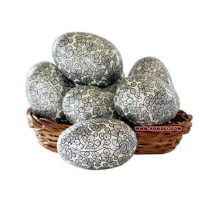 Handmade Hand Painted Ngụy Trang Đầy Màu Sắc Bằng Gỗ Đà Điểu Trứng Phục Sinh Độc Đáo Trang Trí Mùa Xuân Đồ Trang Trí Cho Nhà Hoặc Quà - Product Image 6