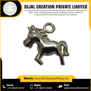 Pendentif à breloque cheval en argent sterling 925 Cadeau pour enfants Prix de gros Vente en gros - Product Image 6