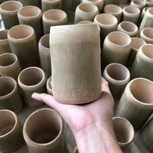 100% Taza de té de fibra de bambú natural Diseño clásico para bebidas de leche de agua y regreso a la escuela Sostenible y amigable con las vacaciones - Product Image 5