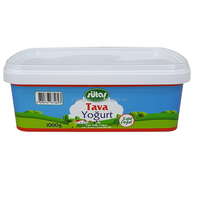 Couvercle de seau rectangulaire 1200ml DKK1200 plastique inviolable jetable PP IML pour emballage alimentaire yaourt crème glacée Halva