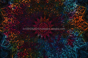 DIOS Negro Brillante Multicolor Mandala Tapices Dormitorio Indio Decoración .. - Product Image 4