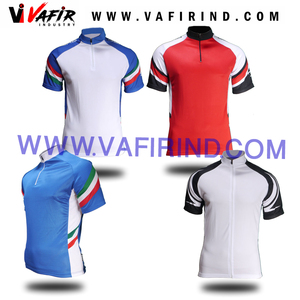 Vente en gros maillot de cyclisme personnalisé séchage rapide manches courtes vêtements de sport respirant uniformes impression par sublimation OEM manches courtes - Product Image 4