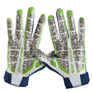 Gants de football américain personnalisés 2026 pour receveurs – Logo personnalisé sur la paume, sublimation OEM ODM - Product Image 4