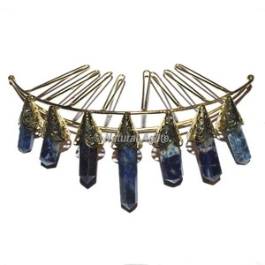 Comprar Lapis Lazuli 7 lápiz de oro corona-ágata Natural de la - Product Image 1