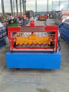 Glasierte Eisen ziegel Metallblech Dach walzen form maschine - Product Image 3